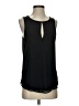Unbranded 100% Polyester Black Sleeveless Blouse Size S (estimated) - photo 1