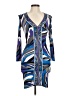 Emilio Pucci Graphic Blue Cocktail Dress Size 4 - photo 1