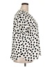 Van Heusen 100% Polyester Polka Dots Ivory Short Sleeve Blouse Size XXL - photo 4