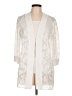 Dana Kay 100% Polyester Ivory Kimono Size 10 - photo 1