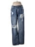 TOBI 100% Cotton Hearts Blue Jeans Size 28 waist - photo 1