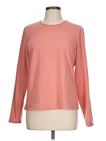 Denim & Co Long Sleeve T-Shirt (view 1)