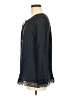 Tart 100% Rayon Blue Black Long Sleeve Blouse Size M - photo 5