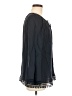 Tart 100% Rayon Blue Black Long Sleeve Blouse Size M - photo 4