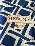 Merona 100% Polyester Print Blue Long Sleeve Blouse Size XXL - photo 7