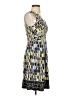 Max and Cleo Print Blue Cocktail Dress Size 2 - photo 4
