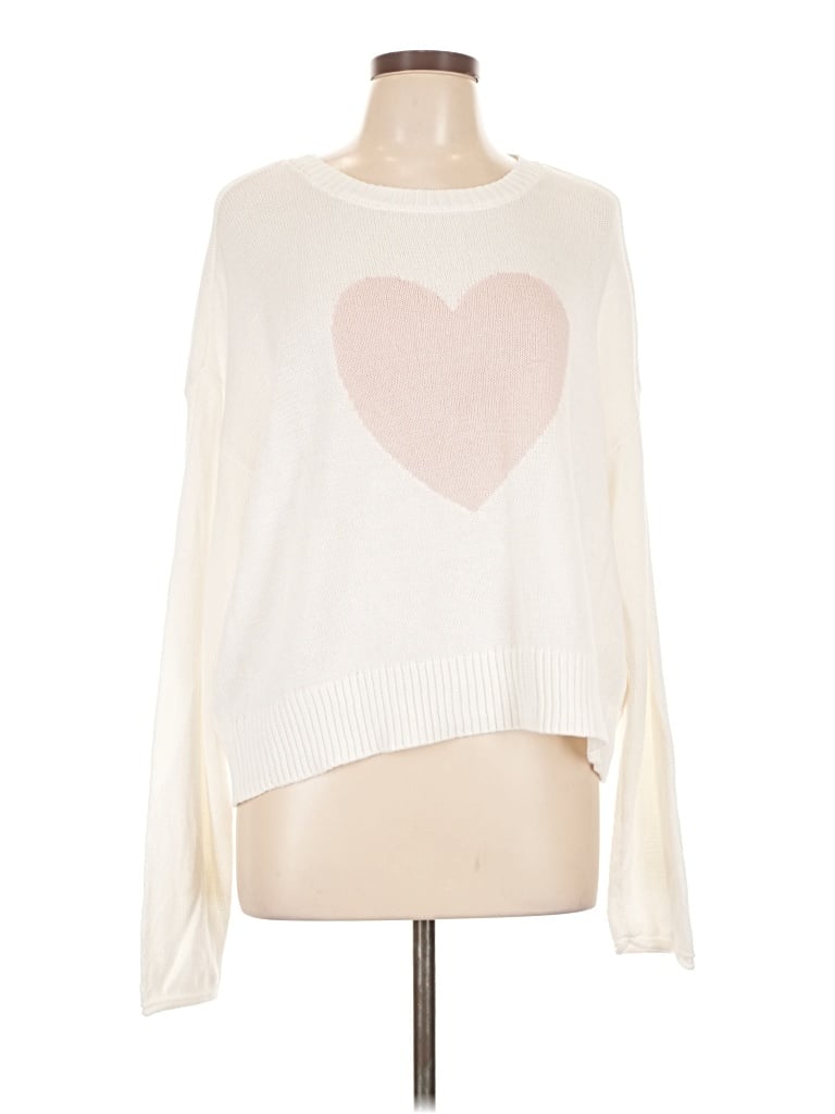 Pre-owned Z Supply Pullover Sweater In White