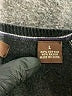 Perry Ellis Argyle Black Pullover Sweater Size L - photo 8