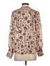 Zara Tan Long Sleeve Blouse Size XS - photo 2