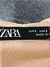 Zara 100% Polyester Tan Cocktail Dress Size S - photo 7