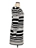 Jennifer Lopez Stripes Black Casual Dress Size XL - photo 4