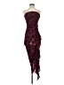Muche et Muchette Burgundy Cocktail Dress Size XS - photo 1