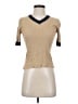 Unbranded Tan Short Sleeve Top Size S (estimated) - photo 1