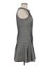 Zara Chevron-herringbone Gray Cocktail Dress Size S - photo 4