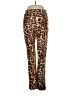 By Design Animal Print Brown Casual Pants Size 6 - photo 1