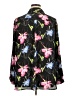 Apt. 9 Floral Black Long Sleeve Blouse Size 1X - photo 2