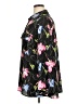 Apt. 9 Floral Black Long Sleeve Blouse Size 1X - photo 5