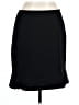 Unbranded 100% Polyester Solid Black Casual Skirt Size 12 (petite) - photo 1