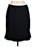 Unbranded 100% Polyester Solid Black Casual Skirt Size 12 (petite) - photo 2