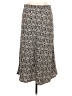 Halogen 100% Polyester Animal Print Gray Black Casual Skirt Size M (petite) - photo 2