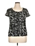 AB Studio Black Short Sleeve Top Size XL - photo 1