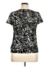 AB Studio Black Short Sleeve Top Size XL - photo 2