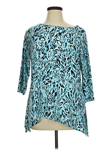 JM Collection 3/4 Sleeve Blouse (view 1)