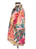 Shein 100% Polyester Tropical Pink Short Sleeve Blouse Size L - photo 5