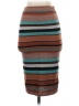Almost Famous Stripes Brown Casual Skirt Size S - photo 1
