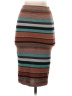 Almost Famous Stripes Brown Casual Skirt Size S - photo 2