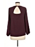 Petite Assembly 100% Polyester Burgundy Long Sleeve Blouse Size M (petite) - photo 2