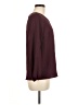 Petite Assembly 100% Polyester Burgundy Long Sleeve Blouse Size M (petite) - photo 4