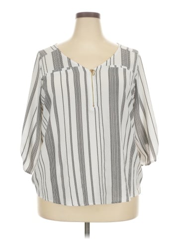 Tempted Hearts 3/4 Sleeve Blouse (view 1)