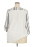 Tempted Hearts Gray 3/4 Sleeve Blouse Size 2X - photo 2