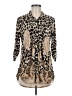 Unbranded Brown 3/4 Sleeve Blouse Size M (estimated) - photo 1