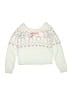 Gymboree Hearts Ivory Pullover Sweater Size 12 - photo 2
