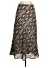 Peyton Jensen 100% Polyester Animal Print Silver Formal Skirt Size S - photo 2