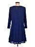 Alisha. D Solid Blue Casual Dress Size S - photo 2