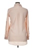 Calvin Klein 100% Polyester Color Block Ivory Pink Long Sleeve Blouse Size XL (estimated) - photo 2