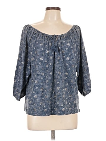 Lauren Jeans Co. 3/4 Sleeve T-Shirt (view 1)