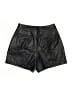 Splendid 100% Polyurethane Metallic Black Shorts Size 8 - photo 2