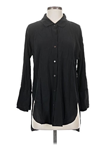 Halston Heritage 3/4 Sleeve Silk Top (view 1)