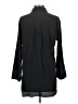 Halston Heritage 100% Silk Black 3/4 Sleeve Silk Top Size 2 - photo 2