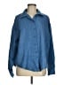 Yozy 100% Polyester Blue Long Sleeve Blouse Size 6 - photo 1