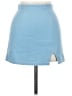 Assorted Brands Solid Blue Casual Skirt Size 8 - photo 1