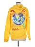 Brooklyn Cloth 100% Polyester Yellow Pullover Hoodie Size M - photo 2