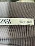 Zara Solid Gray Formal Skirt Size L - photo 4