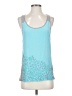 Assorted Brands 100% Silk Blue Sleeveless Silk Top Size XS - photo 1