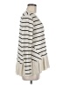 Eri + Ali Stripes Ivory Long Sleeve Top Size M - photo 4