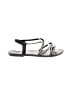 Unbranded Silver Black Sandals Size EU 40 - photo 1